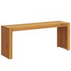 vidaXL Bekkur Ol&iacute;u n&aacute;tt&uacute;rulegt 110 x 30 x 45 cm Solid teak vi&eth;ur