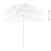 314701 vidaXL Beach Umbrella White 240 cm