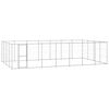vidaXL &Uacute;tihundabyrgi Galvanh&uacute;&eth;a&eth; St&aacute;l 33,88 m&sup2;
