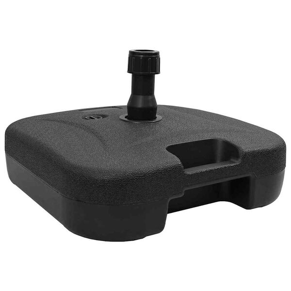 vidaXL Utanveggjakapphús Svartur 45 x 45 x 29.5 cm Plast