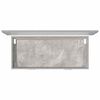 804804 vidaXL 2 Piece Bathroom Furniture Set Concrete Grey Chipboard