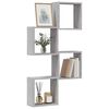 vidaXL Wall Cube Hillur 4 stk Grey Sonoma 30x15x30 cm