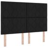 vidaXL LED h&ouml;fu&eth; Svart 160 cm d&uacute;kur