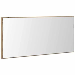 vidaXL Spegill Vegghengt handverkseik 80 x 37 cm Glas og v&eacute;lr&aelig;nt vi&eth;ur