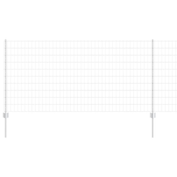 vidaXL Gir&eth;ing me&eth; p&oacute;st Silfur 1 x 10 m St&aacute;l
