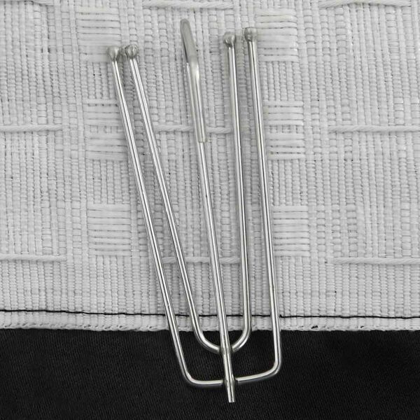 vidaXL Myrkvunartj&ouml;ld me&eth; L&iacute;n-&uacute;tliti me&eth; Kr&oacute;kum 2 Sv&ouml;rt 290x245 cm