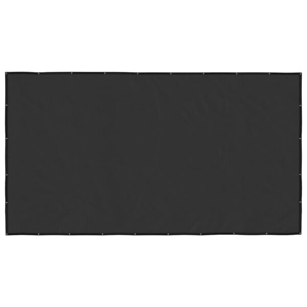 vidaXL Kerrunet HDPE 2,5 x 4,5 m Svart