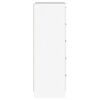 vidaXL Kommóða Hvít 60x36x103 cm Samsettur Viður