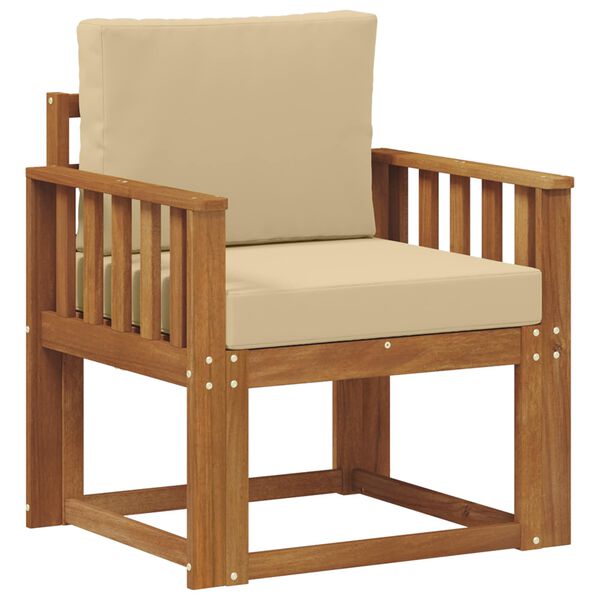 vidaXL &Uacute;tis&oacute;fi Solid Akas&iacute;uskei&eth; og P&oacute;lyester N&aacute;tt&uacute;rulegur