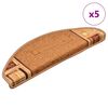 vidaXL &THORN;repamottur Sj&aacute;lfl&iacute;mandi 5 stk. 65x21x4 cm Drappa&eth;ar