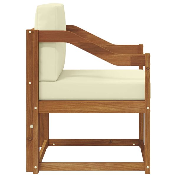 vidaXL &Uacute;tis&oacute;fi Solid Akas&iacute;uskei&eth; og P&oacute;lyester N&aacute;tt&uacute;rulegur