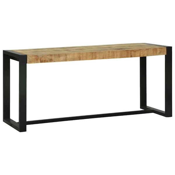 vidaXL Bekk Marglitur 100 x 35 x 45 cm Gegnheill endurnýttur viður