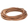 vidaXL Le&eth;ur sn&uacute;ra Br&uacute;nn &Oslash;4 mm x 5 m Le&eth;ur