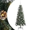 vidaXL Gervi j&oacute;latr&eacute; me&eth; 150 LED Gr&aelig;nn 150 cm PVC, plast og st&aacute;l