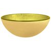 vidaXL Handlaug Hert Gler 30x12 cm Gyllt