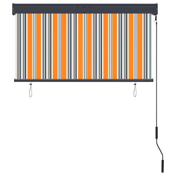 vidaXL &Uacute;tir&uacute;llugard&iacute;na 120x250 cm Gul og Bl&aacute;