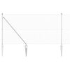 vidaXL Gir&eth;ingarp&oacute;stur Silfur 25 x 1,2 m (16 x 16 mm net) St&aacute;l