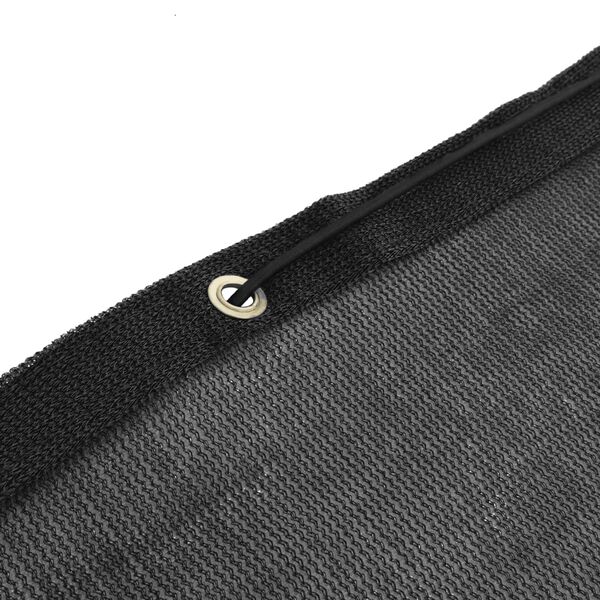 vidaXL Kerrunet HDPE 2,5 x 3,5 m Svart