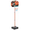 vidaXL F&aelig;ranlegt K&ouml;rfuboltaleikjasett Stillanlegt 109-141 cm