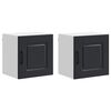 vidaXL Eldh&uacute;s sk&aacute;pur me&eth; geymslu Kalmar 2 pcs Svartur 40 x 31 x 40 cm