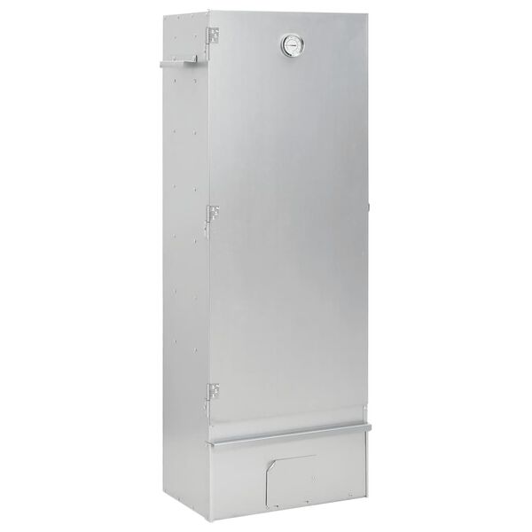 vidaXL BBQ Reykofn me&eth; Vi&eth;arsp&oacute;num 44,5x29x100 cm Galvanh&uacute;&eth;a&eth; St&aacute;l