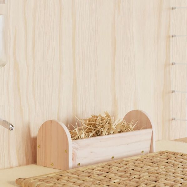 vidaXL Kan&iacute;nuheyf&oacute;&eth;rari 28x10x10 cm Gegnheill &THORN;inur