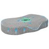 vidaXL H&aacute;lskoddinn Einfarbigur Gr&aacute;r 53 x 34,5 x 10,5 cm Minnisskum