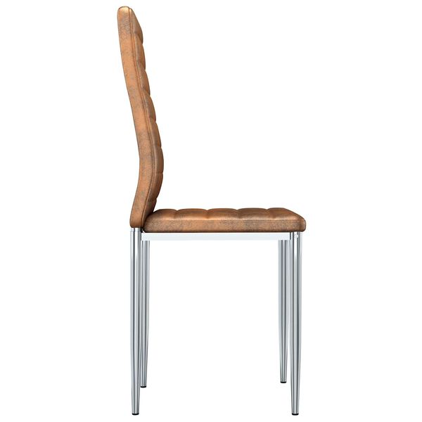 vidaXL Matsalst&oacute;lar 2 pcs Br&uacute;nn 41.5 x 48 x 99 cm