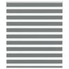 vidaXL Zebra Gard&iacute;na D&ouml;kkgr&aacute;tt 130x100cm Efni Breidd 125,9cm P&oacute;l&yacute;ester