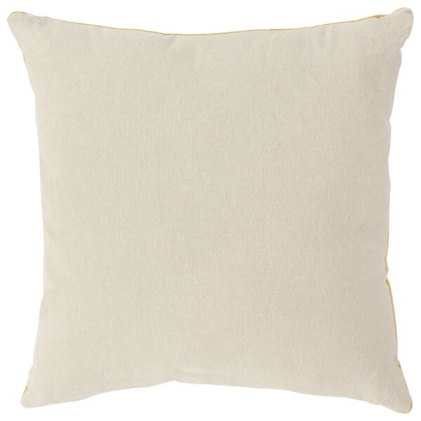 vidaXL Skrautpúðar Bómull Flauel 2 stk. 45x45 cm Gulir