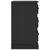 vidaXL N&aacute;ttbor&eth; Svartur 39x39x67 cm Samsettur vi&eth;ur