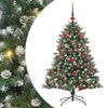 vidaXL Gervi j&oacute;latr&eacute; me&eth; 150 LED Gr&aelig;nn 150 cm PVC, plast og st&aacute;l