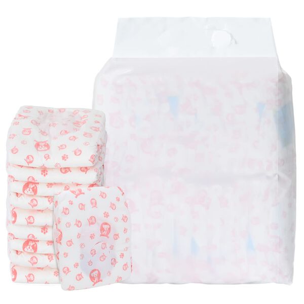 vidaXL Einnota &thorn;vottapoki fyrir t&iacute;kur 50 pcs Hv&iacute;t M