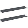 vidaXL Flj&oacute;tandi skrifbor&eth; 2 pcs Antras&iacute;t 60 x 8,5 x 2,5 cm St&aacute;l