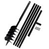 vidaXL Jar&eth;bor me&eth; Handfangi 150 mm me&eth; Framlengingarr&ouml;ri 5 m St&aacute;l
