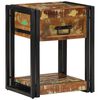 vidaXL Noat&ouml;flu sk&aacute;pur 2 pcs 40 x 35 x 50 cm Solid endurheimt tr&eacute;