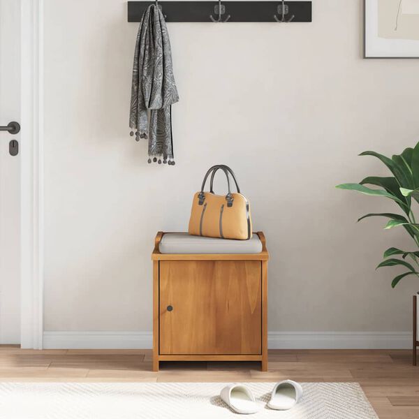 vidaXL Gangbekkur SANDNES 45x40x50 cm Gegnheil Fura