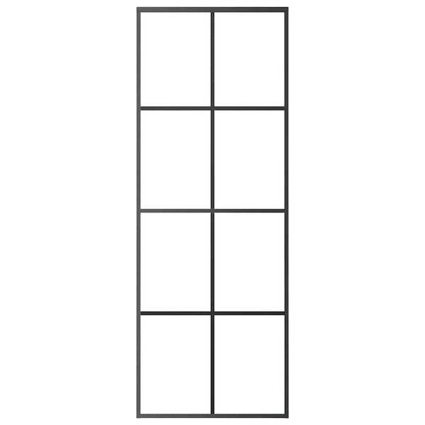 vidaXL Rennihur&eth; &Aacute;l og ESG Gler 76x205 cm Sv&ouml;rt