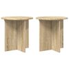 vidaXL Bl&oacute;mastandur 2 pcs Sonoma eikarlitur 40 x 40 x 40 cm