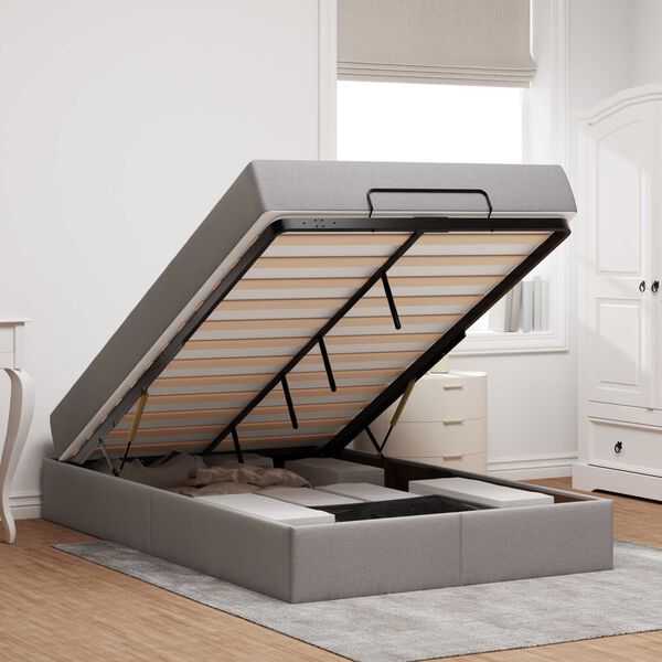 vidaXL R&uacute;mgrind me&eth; d&yacute;nu me&eth; d&yacute;nu 2 pcs M&oacute;gr&aacute;r d&uacute;kur