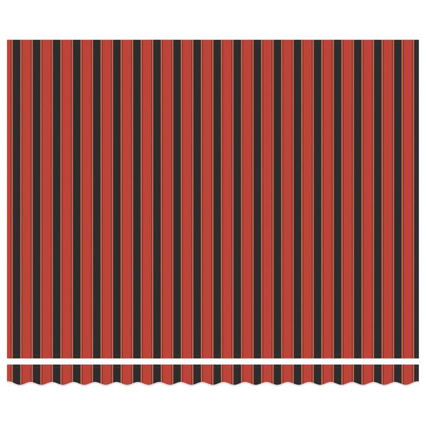 vidaXL H&aelig;gt a&eth; draga saman skyggni Appels&iacute;nugulur og Svartur