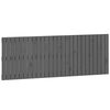 vidaXL Vegghengdur H&ouml;f&eth;agafl Gr&aacute;r 166x3x60 cm Gegnheil Fura