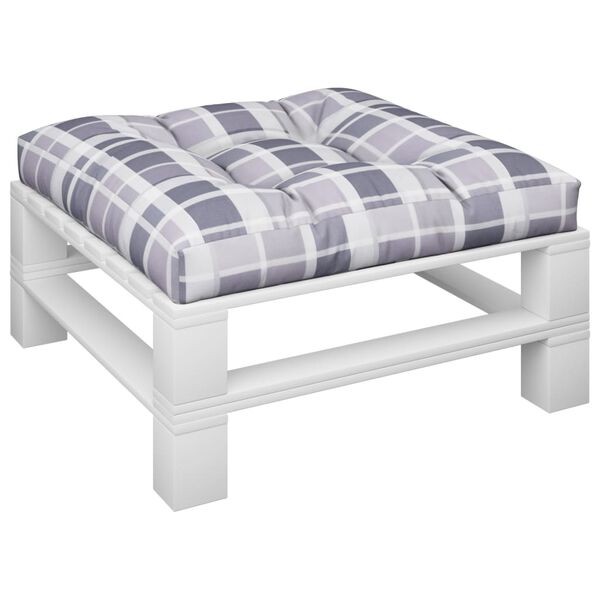 vidaXL P&uacute;&eth;i fyrir Pallettus&oacute;fa Gr&aacute;k&ouml;fl&oacute;ttur 80x80x12 cm Tau&aacute;kl&aelig;&eth;i