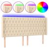 vidaXL LED H&ouml;f&eth;agafl 183x16x118/128 cm Rj&oacute;mahv&iacute;tt Efni