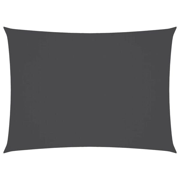 vidaXL S&oacute;lskyggni Segl Oxfordd&uacute;kur R&eacute;tthyrnt 2,5x4,5 m Reykgr&aacute;tt