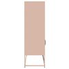 vidaXL Highboard Bleikt 68x39x123 cm Stál