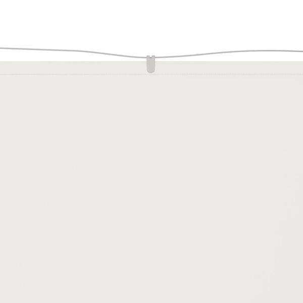 vidaXL Lóðrétt Sóltjald Hvítt 140x270 cm Oxfordefni