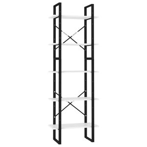 vidaXL 5 h&aelig;&eth;a B&oacute;kask&aacute;pur Hv&iacute;tur 60x30x175 cm Samsettur Vi&eth;ur