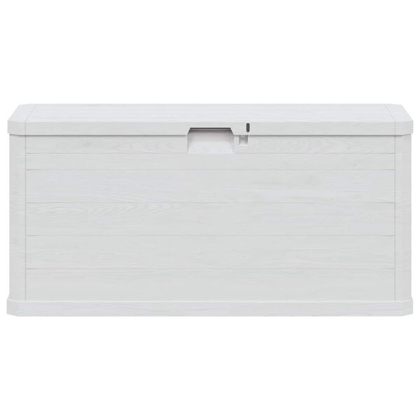 vidaXL Geymslukassi í Garð 280 lítra Ljósgrár