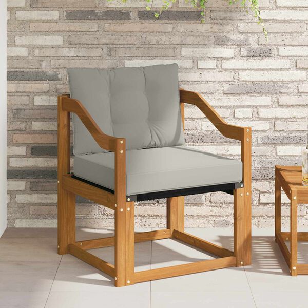 vidaXL &Uacute;ti s&oacute;fasett Fast Acacia tr&eacute; og Textilene